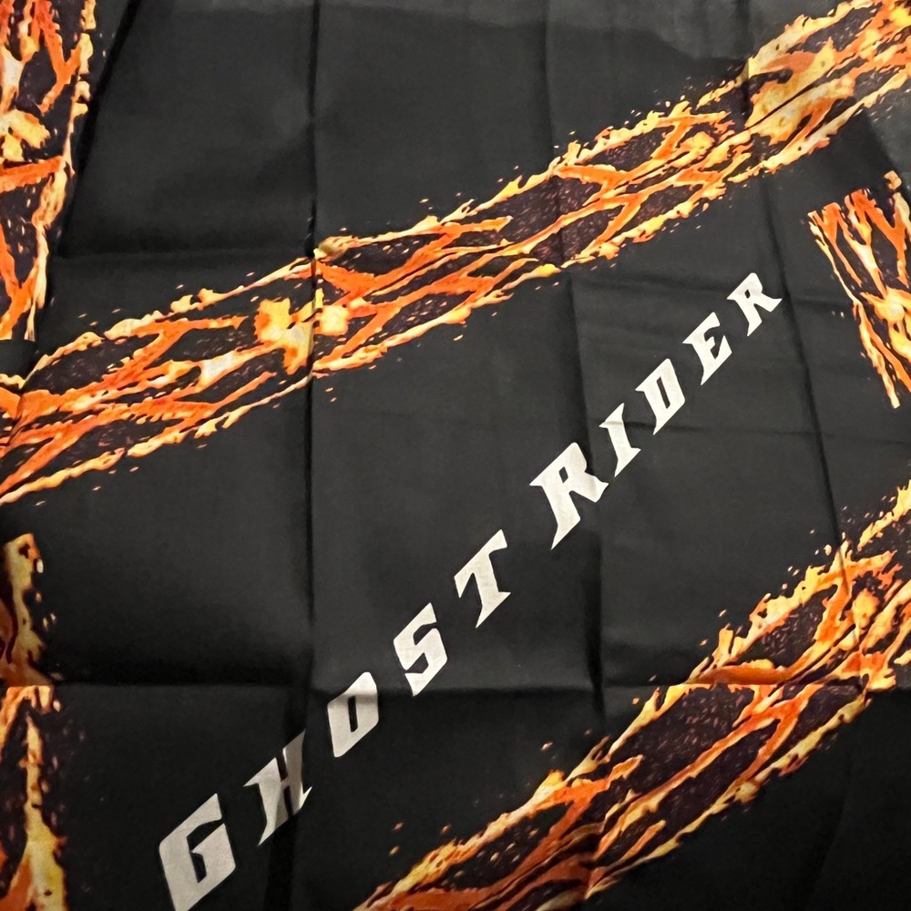 Marvel Comics Ghost Rider Wall flag with Card . New